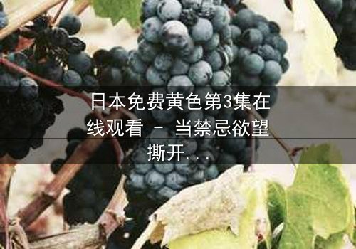 日本免费黄色第3集在线观看 - 当禁忌欲望撕开道德假面