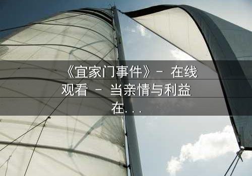 《宜家门事件》- 在线观看 - 当亲情与利益在门后激烈碰撞